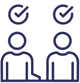 契約者同士で「承認」で完了!